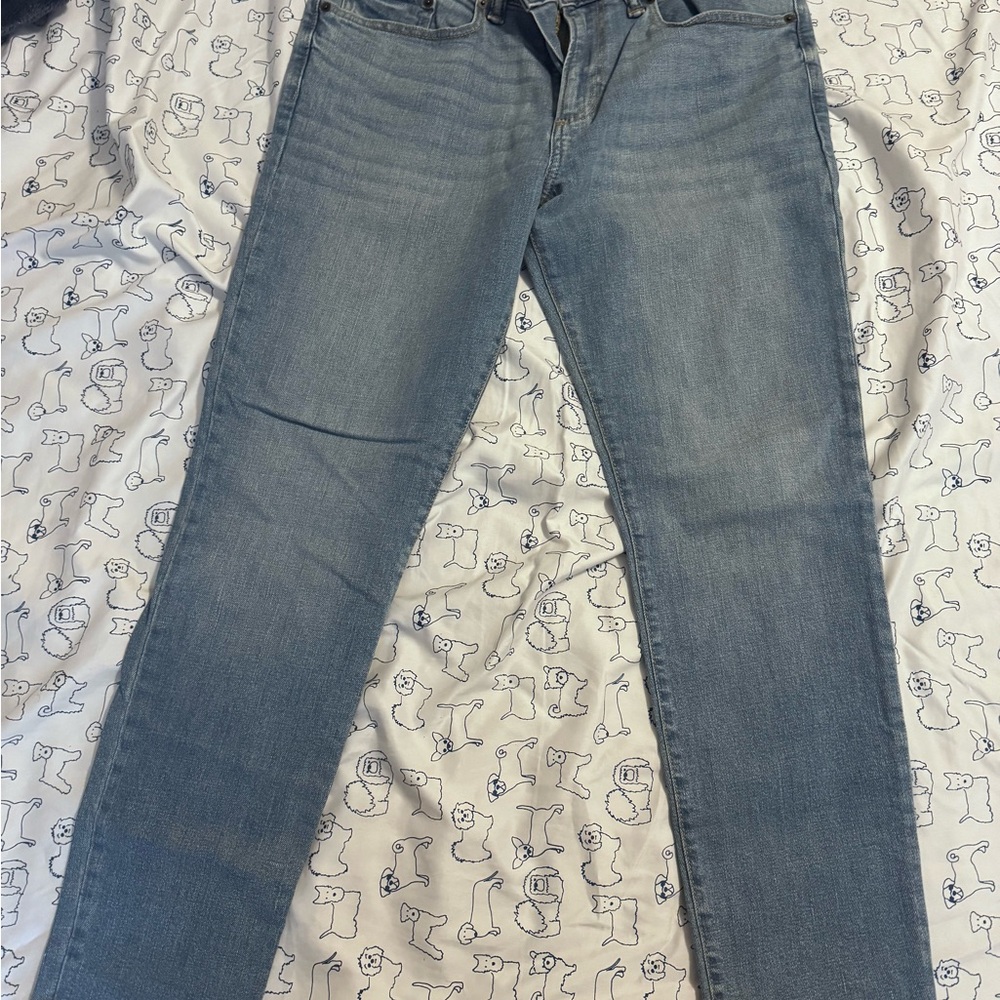 GAP Skinny Jeans in Light Blue Denim